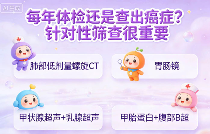 年年体检还患癌? 这5个防癌检查千万别落下了